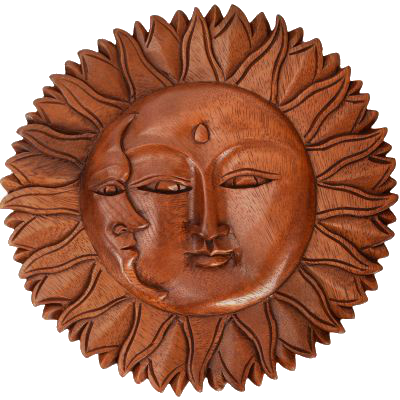 Wooden Sun from Indonesia